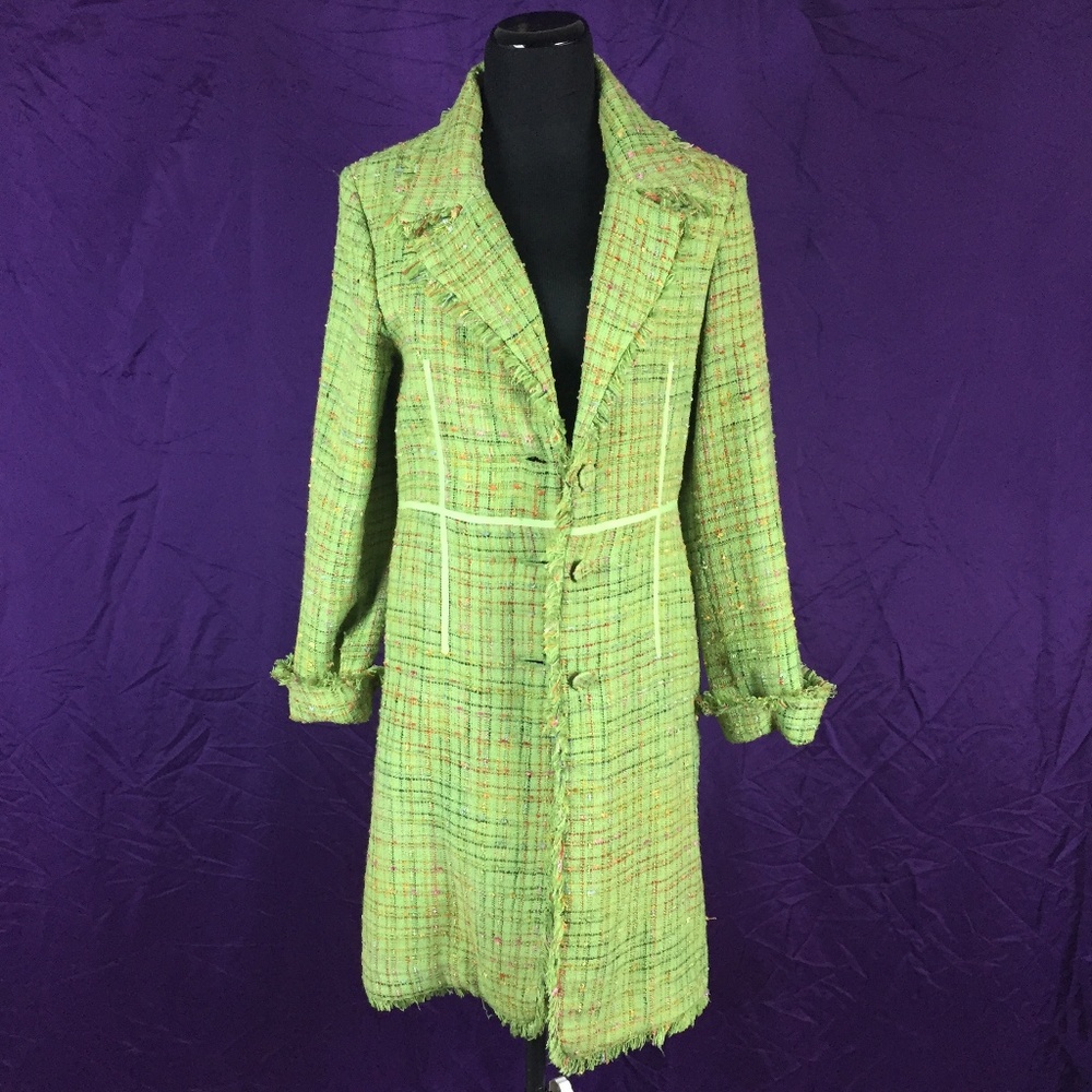 True Meaning Light Green Spring Coat